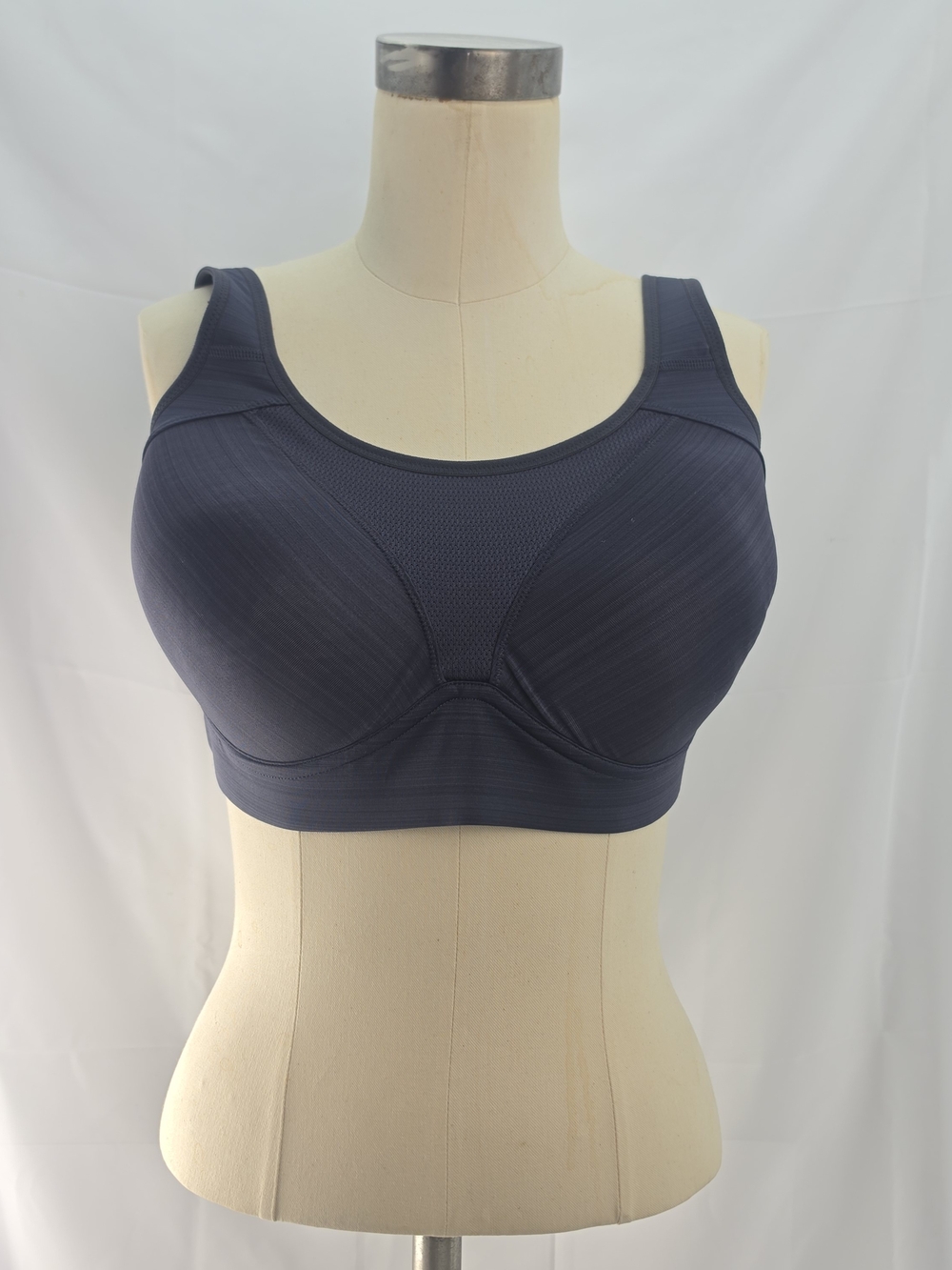 Champion Charcoal Black High-Support Wireless Sports Bra 38D